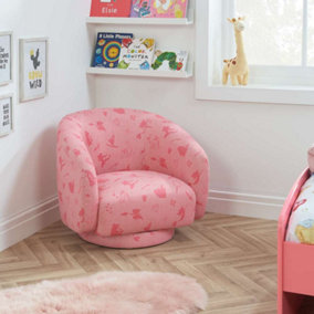 Childrens Disney Princess Accent Swivel Chair