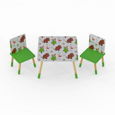 Childrens Gruffalo Table & Chairs Set, Preschoolers Study Activity, Kids or Toddlers