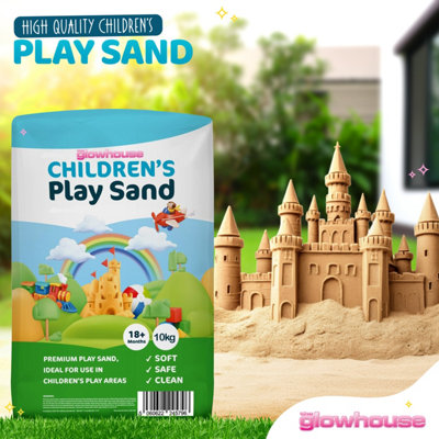 Childrens Play Sand for Soft Play Kids Non Toxic Play Sand, Sand Bags ...