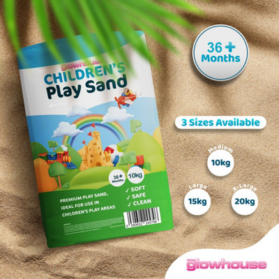Childrens Play Sand for Soft Play Kids Non Toxic Play Sand, Sand Bags ...