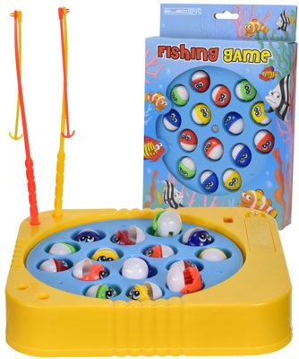 Childrens Tabletop Fishing Game Colourful Fish Toy