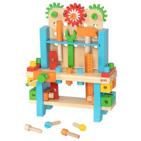 Childrens Wooden Tool Set My First Workbench Kids Wood Playset - Age 3+