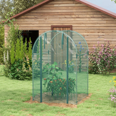 Chilli 120 x 120cm Mini Polytunnel Greenhouse