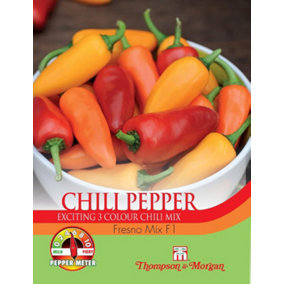 Chilli Pepper Fresno Mix F1 1 Seed Packet (6 Seeds)