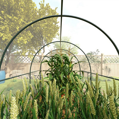 Chilli Polytunnel Greenhouse Walk-in Grow House with Plasric Cover ...