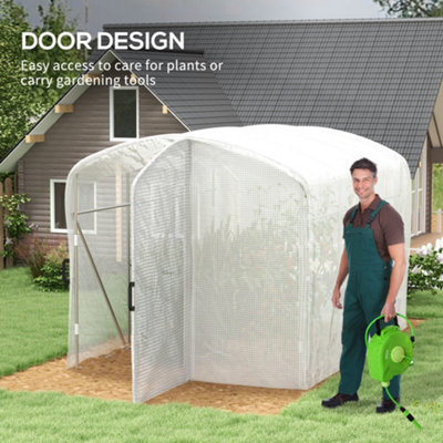 Chilli Polytunnel Greenhouse Walk-in Grow House with UV-resistant PE ...