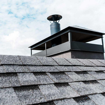 Chimney Cap Rain Pot Cover 140-180mm Adjustable Stainless Steel - 4