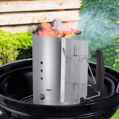 Chimney Starter Rapidfire Starter Large 27cm tall Compact Fire Starter ...