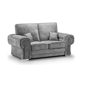 Chingford 2 Seater Fabric Sofa Grey