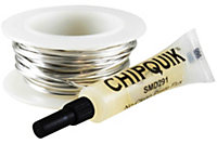 CHIP QUIK - Indium Solder Wire, 0.8mm, 3.05m