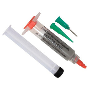 CHIP QUIK No-Clean Lead-Free Solder Paste Syringe with Plunger & Tip 5cc