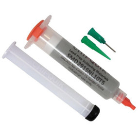 CHIP QUIK No-Clean Lead-Free Solder Paste Syringe with Plunger & Tip