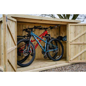 Chipping Bike Store Small - Timber - L80.4 x W213.5 x H128 cm