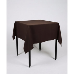 Chocolate Square Tablecloth 121cm x 121cm  (48" x 48")