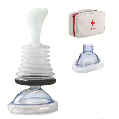Choking rescue device, portable airway suction device, first aid 