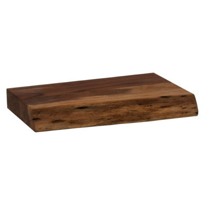 Chopping Board with Live Edge - Acacia - L30 x W50 x H6 cm - Brown