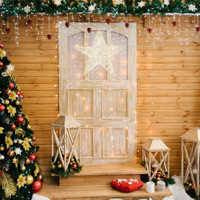 Christmas 3D Star 200 Warm White Light - 4