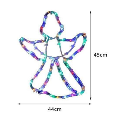 Christmas Angel LED Hanging Rope Light