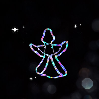 Christmas Angel LED Hanging Rope Light