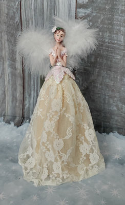 Barbie angel cheap tree topper