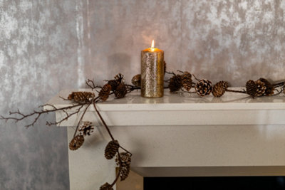 Christmas Artificial Pinecone Garland Price Comparisons | Compare The Build