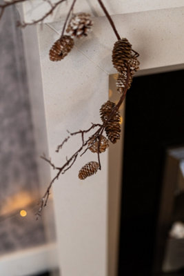 Christmas Artificial Pinecone Garland - 8
