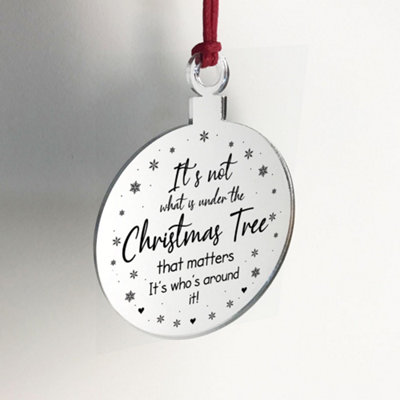 Christmas Bauble Engraved Family Gift Christmas Tree Decoration Xmas Gift For Family - 4
