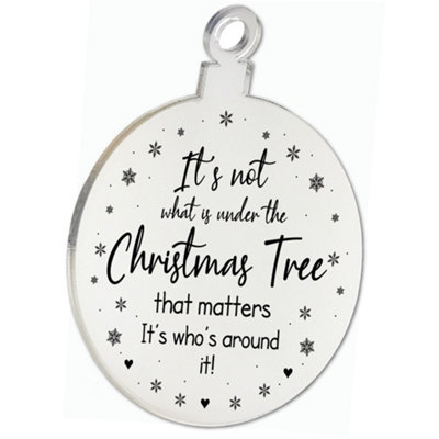 Christmas Bauble Engraved Family Gift Christmas Tree Decoration Xmas Gift For Family - 5