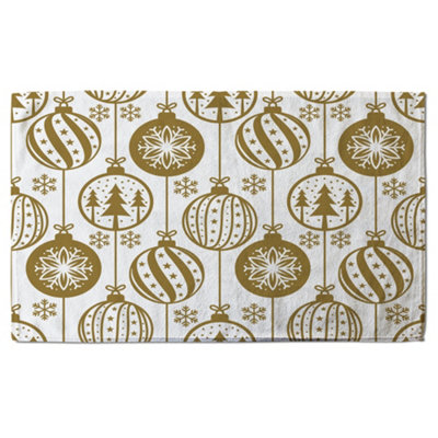 Christmas baubles (bath towel) / Default Title