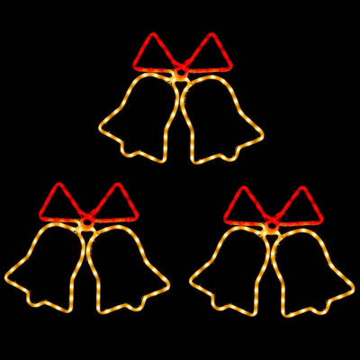 10 piece novelty christmas bell lights