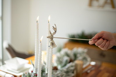 Christmas Candle Wick Snuffer - Reindeer/Stag