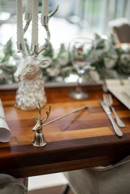 Christmas Candle Wick Snuffer - Reindeer/Stag - 9