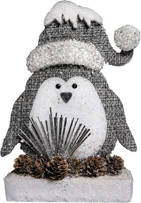 Christmas Decoration 20cm Penguin Christmas Tabletop Figures Window Holiday Home Xmas Glitter Foam Showpiece Decorations Price Comparisons | Compare The Build