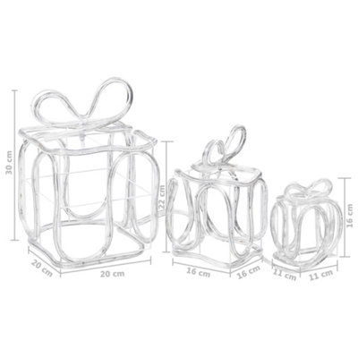 Christmas Decoration Gift Boxes with 180 LEDs Indoor Outdoor - 8