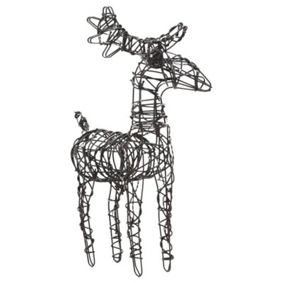 Christmas Decoration Reindeers&Sleighs 320 LEDs Warm White Rattan - 7