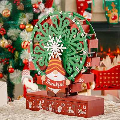 Christmas Decoration Tabletop Ferris Wheel Advent Calendar with Base | DIY  at B&Q