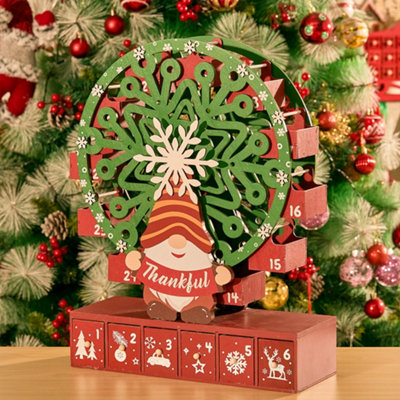 Christmas Decoration Tabletop Ferris Wheel Advent Calendar with Base | DIY  at B&Q