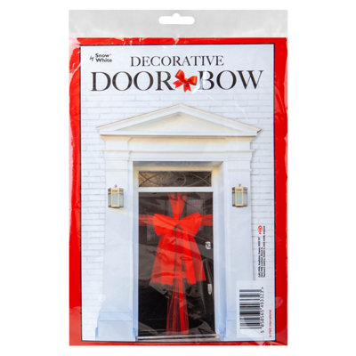 Christmas Door Ribbon Assorted Designs Red Gold Silver
