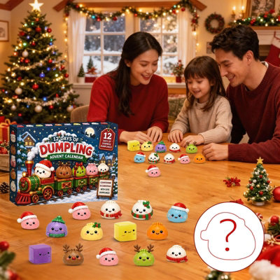 Christmas Dumpling Squishies Advent Calendar, 12Day Surprise Mini ...