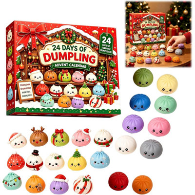 Christmas Dumpling Squishy Advent Calendar 2026 Countdown Calendar 24 ...
