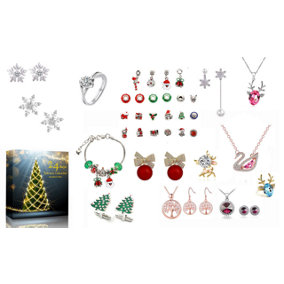 Christmas Exclusive Advent Calendar 24 Jewellery Set