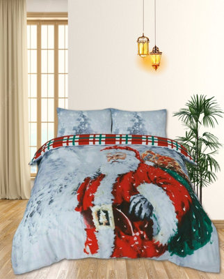 Christmas Father Santa DUVET SET 3D Print Polycotton Bedding Set