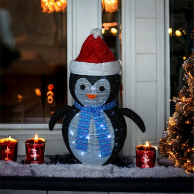 Christmas Festivce Outdoor LED 70cm Penguin Light With 45 LED's