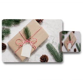 Christmas gift box (placemat & coaster set) / Default Title