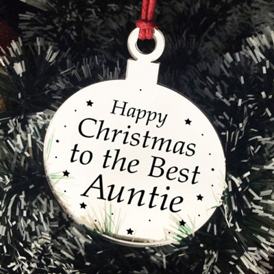 Great aunt shop christmas ornament