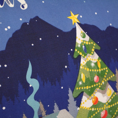 Christmas Glow In The Dark Kids Festive Duvet Cover Set