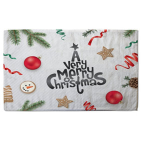 Christmas greeting design (bath towel) / Default Title