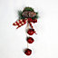 Christmas hanging decoration 46 CM Red rusty bells