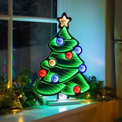 流木ランプLED・Xmas Christmas Infinity Light LED Xmas Tree Indoor Decoration 40cm With