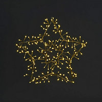 Christmas LED Fairy Lights 60cm Star - Gold